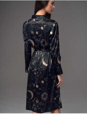 Удлиненная рубашка Mia-Amore GALATEYA 4467, Цвет: черный, Размеры: 3XL, изображение 2