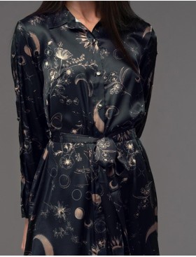 Удлиненная рубашка Mia-Amore GALATEYA 4467, Цвет: черный, Размеры: 3XL, изображение 5