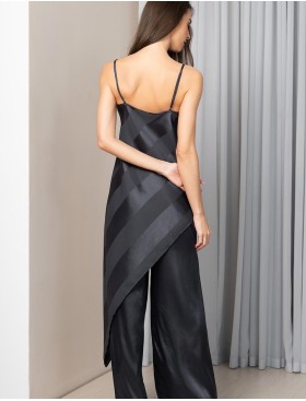 Атласный комплект Mia-Amore ILONA 7544 графит, Цвет: графит, Размеры: S, изображение 2