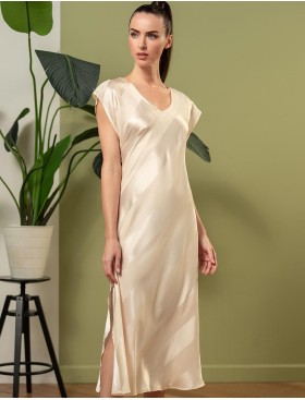 Домашнее платье туника Mia-Amore ILONA 7548 шампань, Цвет: шампань, Размеры: M