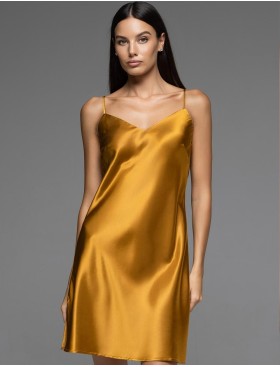 Сорочка атласная Mia-Amore INNA 7521, Цвет: бронзовый, Размеры: 3XL