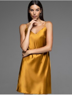 Сорочка атласная Mia-Amore INNA 7521, Цвет: бронзовый, Размеры: 3XL, изображение 3