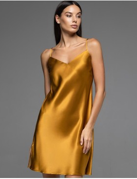 Сорочка атласная Mia-Amore INNA 7521, Цвет: бронзовый, Размеры: 3XL, изображение 4