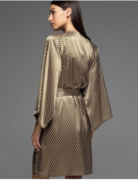 Оригинальный запашной халат Mia-Amore INNA 7523, Цвет: мультколор, Размеры: S/M, изображение 2