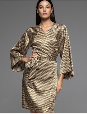 Оригинальный запашной халат Mia-Amore INNA 7523, Цвет: мультколор, Размеры: S/M, изображение 3