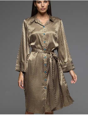 Домашняя рубашка-халат Mia-Amore INNA 7527, Цвет: мультколор, Размеры: XL, изображение 3