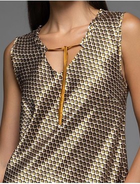 Длинная атласная сорочка Mia-Amore INNA 7528, Цвет: мультколор, Размеры: L, изображение 4