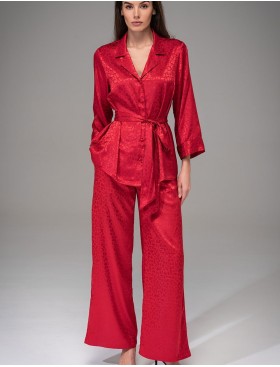 Атласный комплект Mia-Amore JOANNA 7314 красный, Цвет: красный, Размеры: 2XL, изображение 3