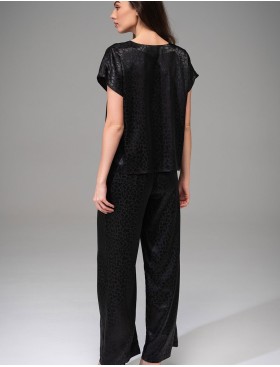 Атласный костюм Mia-Amore JOANNA 7316 черный, Цвет: черный, Размеры: L, изображение 2