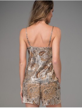 Шёлковая пижама Mia-Amore LIVIA 4492, Цвет: мультицвет, Размеры: 3XL, изображение 2