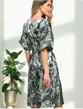 Туника атласная Mia-Amore SOLANGE 7517, Цвет: серо-ментоловый, Размеры: 2XL/3XL, изображение 2