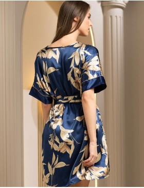 Туника атласная Mia-Amore TAIS 7497, Цвет: темно-синий, Размеры: S/M, изображение 2