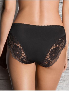 Трусы слипы Albina L OLIVIA 211 черный с голубым, Цвет: черный с голубым, Размеры: M, изображение 2