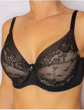 Бюстгальтер на поролоне Albina L PRIMA 8086 черный, Цвет: черный, Размеры: 75G