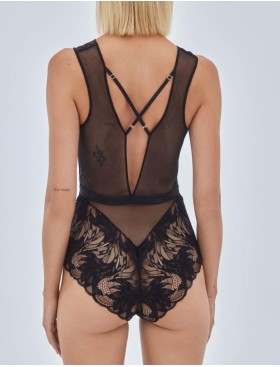 Кружевное боди Alles BOUDOIR Body black, Цвет: черный, Размеры: S, изображение 4