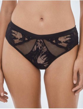 Ажурные трусики бразилиана Alles BOUDOIR Braziliany black, Цвет: черный, Размеры: S