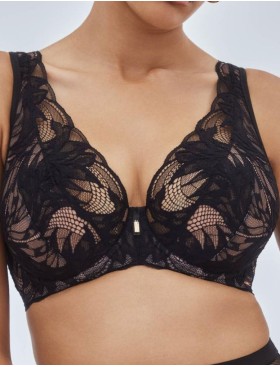 Бюстгальтер бралетт Alles BOUDOIR M Bralette black, Цвет: черный, Размеры: 75G