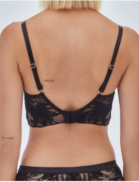 Кружевной бюстгальтер бюстье Alles BOUDOIR M Longline black, Цвет: черный, Размеры: 65F, изображение 2