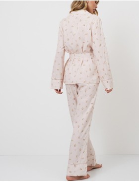 Пижама женская с брюками Aruelle FREESIA, Цвет: пудровый, Размеры: S, изображение 3