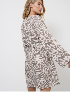 Халат с запахом Aruelle MANUELA, Цвет: капучино, Размеры: S, изображение 2