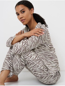 Пижама женская со штанами Aruelle MANUELA, Цвет: капучино, Размеры: S