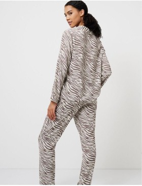 Пижама женская со штанами Aruelle MANUELA, Цвет: капучино, Размеры: S, изображение 3