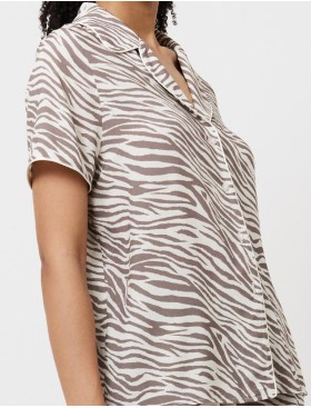 Пижама женская с шортами Aruelle MANUELA, Цвет: капучино, Размеры: S, изображение 4