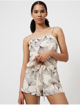 Пижама топ + шорты Aruelle SEONA, Цвет: экрю, Размеры: M