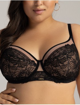 Бюстгальтер полупоролон Ava HARMONY 2145 PU black, Цвет: черный, Размеры: 90C