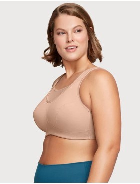 Бюстгальтер для спорта Glamorise GI1066 кофе, Цвет: кофе, Размеры: 95D, изображение 3