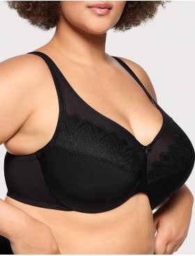 Бюстгальтер минимайзер Glamorise GI9003 черный, Цвет: черный, Размеры: 100H, изображение 3