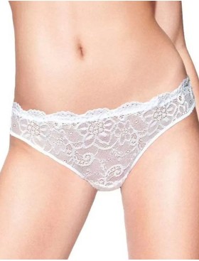 Кружевные трусики бразилиана Infiore RUMBA 887 bianco, Цвет: bianco (белый), Размеры: L