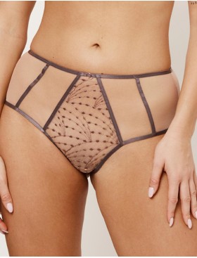 Трусы с высокой посадкой Subtille NAOMI MOCCA high-waist, Цвет: мокко, Размеры: M