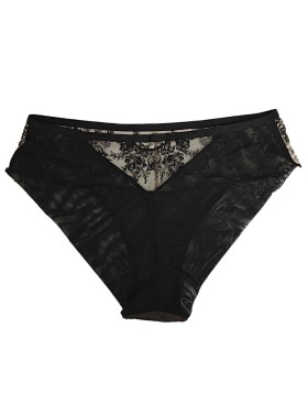 Трусы слипы Kinga GYPSY FLOWER 1162/2-P бежевый с черным, Цвет: бежевый+черный, Размеры: M, изображение 4