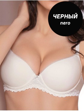 Бюстгальтер балконет с пуш-ап Leilieve DESIDERI 3714 nero, Цвет: nero (черный), Размеры: 80C