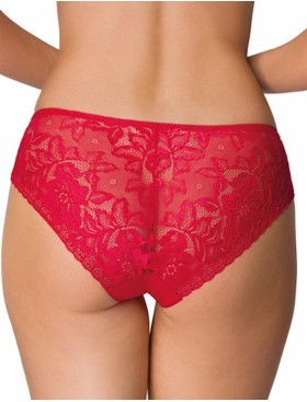Кружевные трусики слипы MAT HANNAH F-0115-5 Red, Цвет: красный, Размеры: S, изображение 2