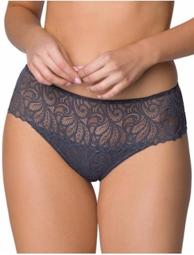 Кружевные трусы слипы MAT NERINE F-3931-5 Grey, Цвет: серый, Размеры: S