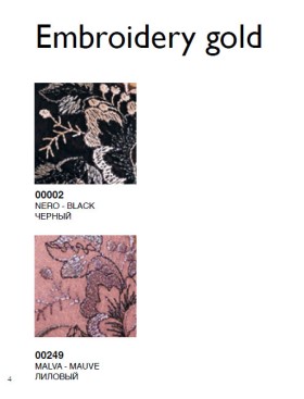 Комплект Sielei EMBROIDERY GOLD 76467 триангул+бразилиана nero, Цвет: nero (черный), Размеры: 75B, изображение 4