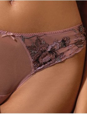 Комплект Sielei EMBROIDERY GOLD 76467 триангул+бразилиана malva, Цвет: malva (лиловый), Размеры: 80B, изображение 5