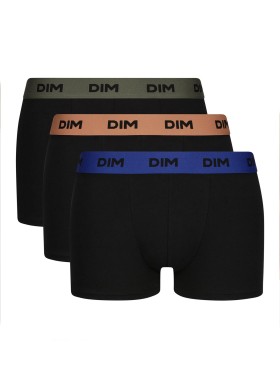 Черные мужские трусы в наборе (3 шт) Dim 005D/3 индиго/орех/зеленый, Цвет: черный (индиго/орех/, Размеры: S, изображение 2