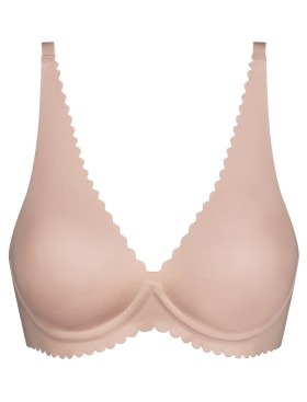 Гладкий бюстгальтер бралетт Dim BODY TOUCH 0DF8 телесный, Цвет: телесный, Размеры: 70C, изображение 3