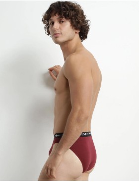 Набор мужских слипов (2 шт) Dim 6595/2 красный и свинец, Цвет: красный/свинец, Размеры: L, изображение 3