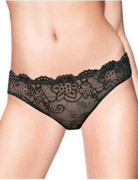 Кружевные трусики слипы Infiore TWIST 888 nero, Цвет: nero (черный), Размеры: S