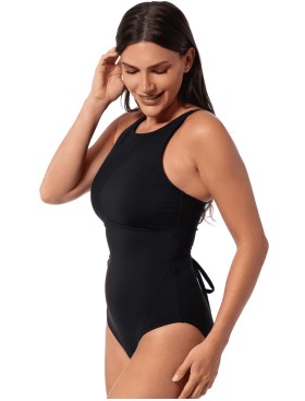 Слитный купальник на завязках Jantzen JZ24303M черный, Цвет: черный, Размеры: XL, изображение 7