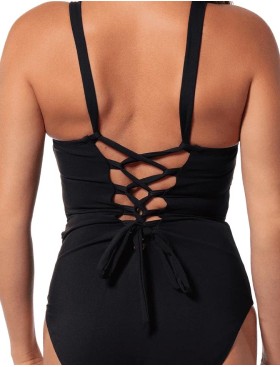 Слитный купальник на завязках Jantzen JZ24303M черный, Цвет: черный, Размеры: XL, изображение 8