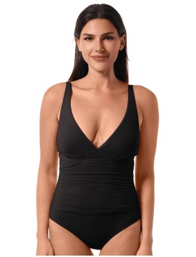 Совместный купальник с вшитыми чашками Jantzen JZ25004M черный, Цвет: черный, Размеры: XL