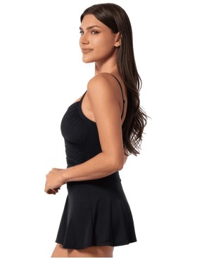 Сплошной купальник-платье Jantzen JZ25012M черный, Цвет: черный, Размеры: 3XL, изображение 3