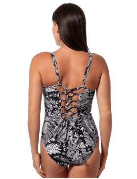 Слитный купальник на завязках Jantzen JZ25025M черный/белый, Цвет: черный/белый, Размеры: XL, изображение 3