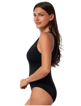 Закрытый черный купальник Jantzen JZ25042M, Цвет: черный, Размеры: XL, изображение 5