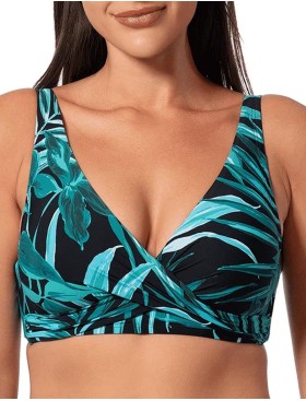 Верх купальника Jantzen JZ25080B, Цвет: черный/морская волна, Размеры: 2XL